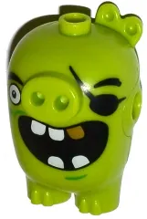 Body Angry Birds Pig with Pirate Pig Pattern