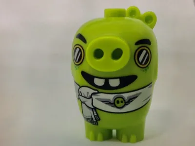 Body Angry Birds Pig with Pilot Pig Pattern