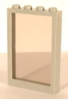 Window 1 x 4 x 5 with Trans-Brown Glass (2493 / 2494)