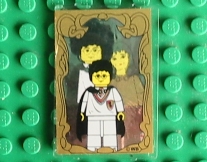 Glass for Window 1 x 4 x 5 with Harry Potter, Mirror of Erised Pattern (Sticker) - Set 4721