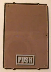 Glass for Window 1 x 4 x 5 with 'PUSH' Pattern (Sticker) - Set 4513