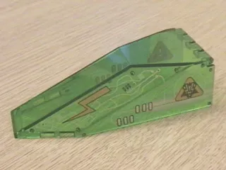 Windscreen 10 x 4 x 2 1/3 Canopy with Insectoids Silver / Copper Circuitry Pattern