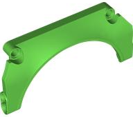 Technic, Panel Car Mudguard Arched #32 11 x 2 x 5 Straight Top