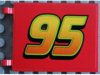 Flag 6 x 5 with '95' Pattern (Sticker) - Set 8484