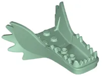 Dragon Head (Ninjago) Jaw Lower with Frills and Sharp Teeth
