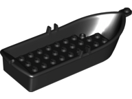 Boat, 14 x 5 x 2 with Oarlocks and 2 Hollow Inside Studs