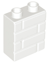 Duplo, Brick 1 x 2 x 2 with Masonry Profile