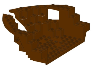 Boat, Hull Large Bow 12 x 16 x 5 1/3, Top