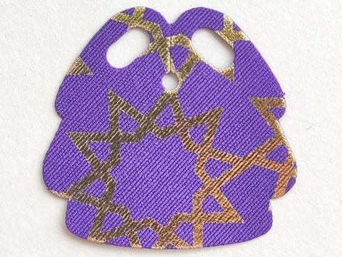 Mini Doll, Skirt Cloth Friends with Gold Stars Pattern