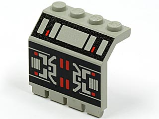 Panel 2 x 4 x 3 1/3 with Hinge with M:Tron Pattern