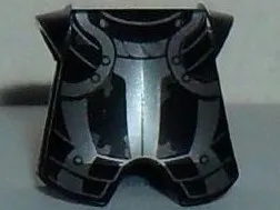 Minifigure Armor Breastplate with Leg Protection with Kingdoms Silver Pattern