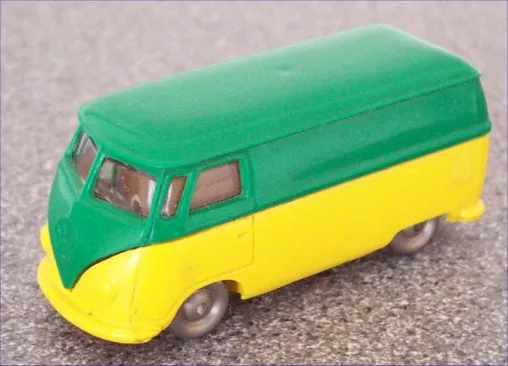 HO Scale, VW Van with Yellow Base