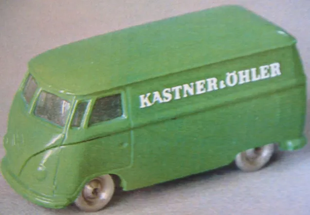 HO Scale, VW Van with Green Base and KASTNER & ÖHLER Pattern