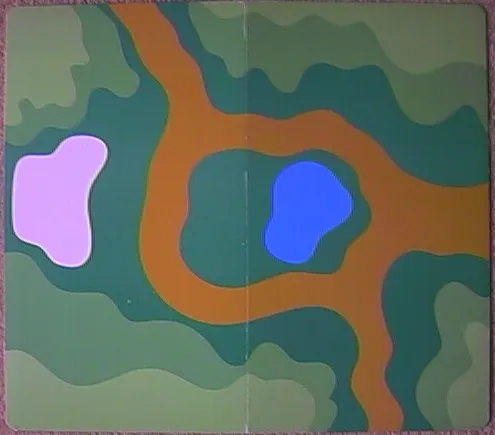 Paper Cardboard Base for Set 258, Zoo Pattern (4626)