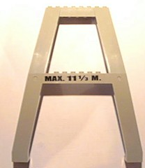 Support Crane Stand Double with Black 'MAX. 11 1/3 M.' Pattern (Sticker) – Set 4514