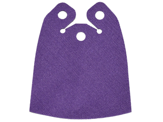 Mini Doll, Cape Cloth, Straight Sides and Slightly Curved Bottom with 3 Top Holes