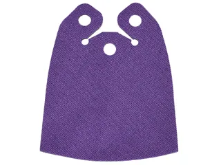 Mini Doll, Cape Cloth, Straight Sides and Slightly Curved Bottom with 3 Top Holes