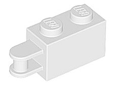 Brick, Modified 1 x 2 with Bar Handle on End - Bar Inset from Edge