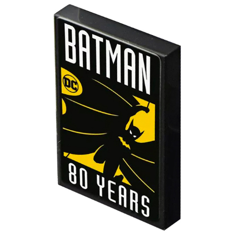 Tile 2 x 3 with Batman DC 80 Years Pattern
