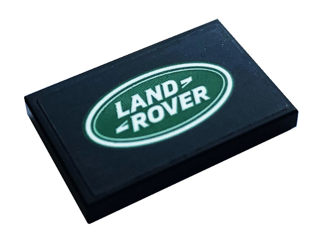 Tile 2 x 3 with Land Rover Logo Large Pattern (Sticker) - Set 42110