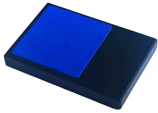 Tile 2 x 3 with Blue Square Pattern (Sticker) - Set 42141