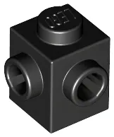 Brick, Modified 1 x 1 with Studs on 2 Sides, Adjacent