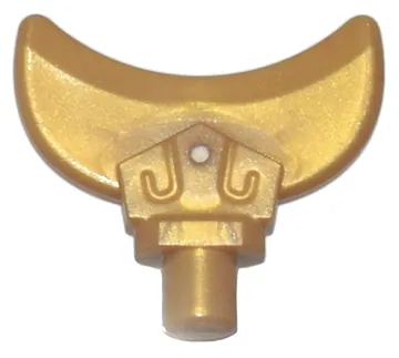 Minifigure, Weapon Monk's Spade Concave Blade with Bar