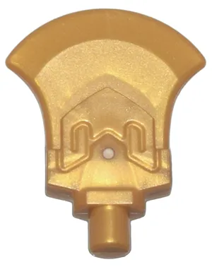 Minifigure, Weapon Monk's Spade Convex Blade with Bar