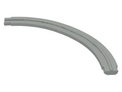 Monorail Track Curve Long