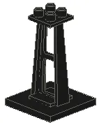 Support 4 x 4 x 5 Stanchion