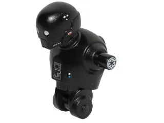 Torso with Head Mechanical, K-2SO with Dark Bluish Gray and Silver Chest Panel, White Eyes, Spots on Head and SW Imperial Logo on Shoulders Pattern