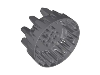 Wheel Hard Plastic with Large Cleats and Flanges