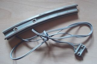 Train, Track 12V Conducting Rail Curved with Connection Wire and Long Connector
