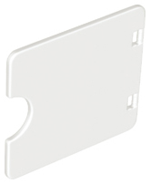 Duplo Door / Window Pane 1 x 4 x 3 with Semi Oval Cutout