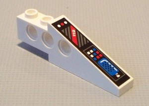 Technic Slope 6 x 1 x 1 2/3 with Buttons and '112' Pattern (Sticker) -Set 8286