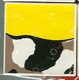 Duplo, Tile 2 x 2 x 1 with Goat Mosaic Picture 02 Pattern