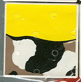 Duplo, Tile 2 x 2 x 1 with Goat Mosaic Picture 02 Pattern