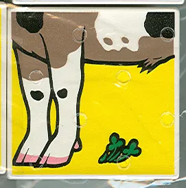 Duplo, Tile 2 x 2 x 1 with Goat Mosaic Picture 05 Pattern