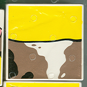 Duplo, Tile 2 x 2 x 1 with Goat Mosaic Picture 14 Pattern