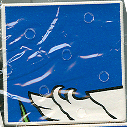 Duplo, Tile 2 x 2 x 1 with Duck Mosaic Picture 01 Pattern