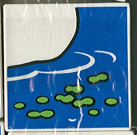 Duplo, Tile 2 x 2 x 1 with Duck Mosaic Picture 06 Pattern