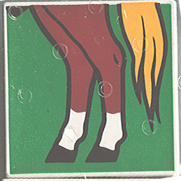 Duplo, Tile 2 x 2 x 1 with Horse Mosaic Picture 06 Pattern