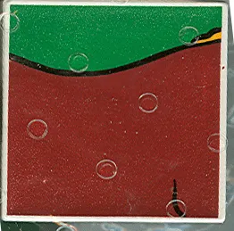 Duplo, Tile 2 x 2 x 1 with Horse Mosaic Picture 14 Pattern