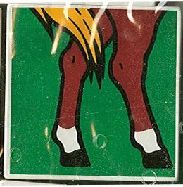 Duplo, Tile 2 x 2 x 1 with Horse Mosaic Picture 16 Pattern