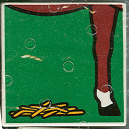 Duplo, Tile 2 x 2 x 1 with Horse Mosaic Picture 17 Pattern