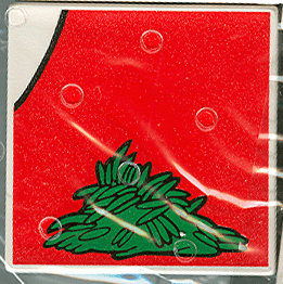 Duplo, Tile 2 x 2 x 1 with Cow Mosaic Picture 06 Pattern