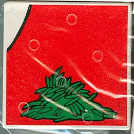 Duplo, Tile 2 x 2 x 1 with Cow Mosaic Picture 06 Pattern