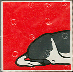 Duplo, Tile 2 x 2 x 1 with Cow Mosaic Picture 10 Pattern