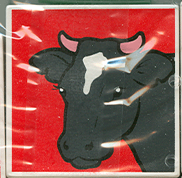 Duplo, Tile 2 x 2 x 1 with Cow Mosaic Picture 13 Pattern