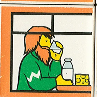 Duplo, Tile 2 x 2 x 1 with Home Mosaic Picture 11 Pattern